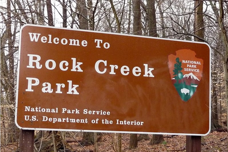 rock creek park sign