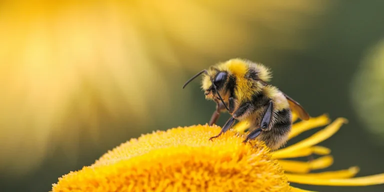 pollinator on a flower
