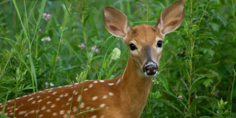 deer in weeds